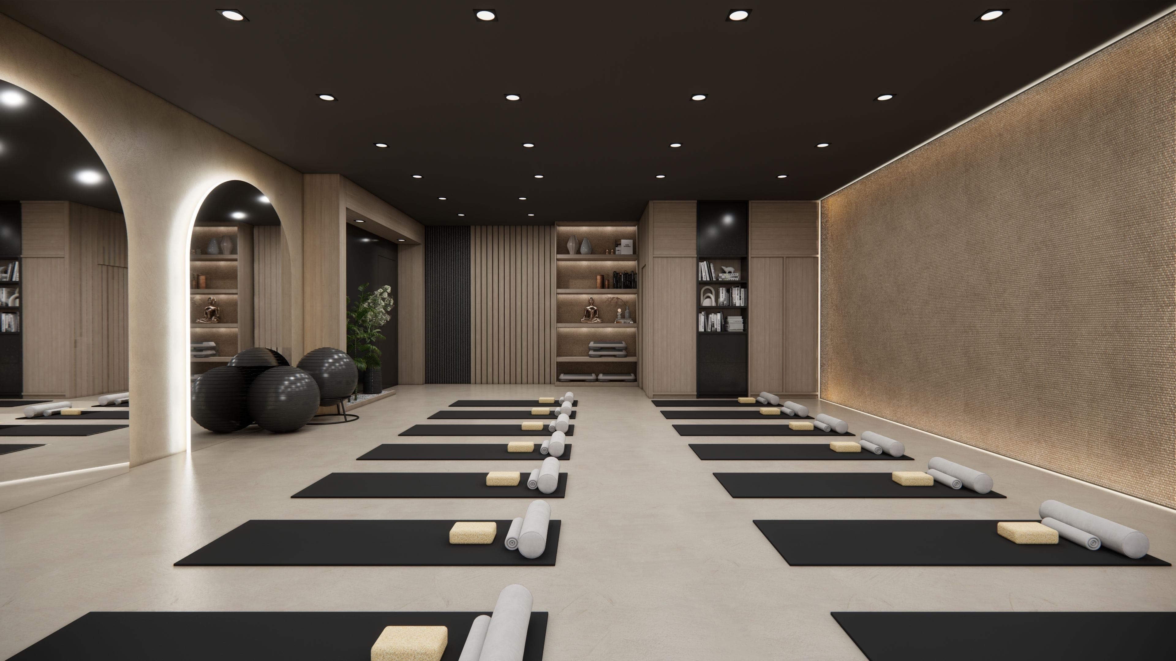Halcyon Studios yoga room